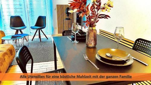 Montabaur Apartment | Better Living-Exklusive Ferienwohnung 76qmTerrasse