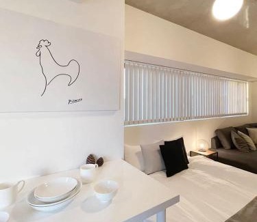 Hiroshima City Centre Apartment | bHOTEL Nekoyard - Private Studio Near Peace Park & City Sights