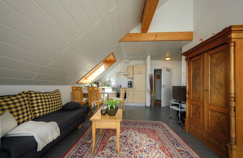 Schienen Apartment | Big Apartment “Vestner” Near Lake Constance with Wi-Fi, Balcony, Terrace & Garden