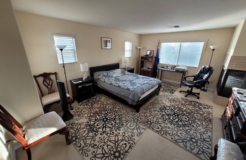Eastvale House | Big Master bedroom with own bathroom toilet and wardrobe