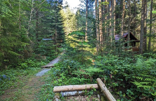 Ashford RV Rental | Bigfoot's Bivvy Tent Site ~8 mi to Mt. Rainier Natl Park Nisqually Entrance