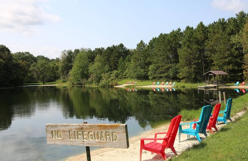 Tomah House | Birch Lake Secluded Getaway- Serenity home 5 bedroom sleeps up to 14