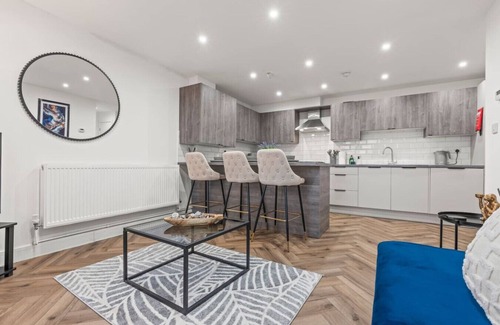 Birmingham Apartment | Birmingham Luxe Free Parking Sleep 8 Central