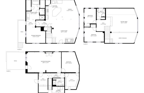 Highlands House | Black Bear Downtown - Magnificent Walk to Town log home bordering Mill Creek just a block from Main Street