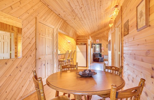 Neillsville Cabin | Black River Log Cabin: Fish, Swim + Unwind!