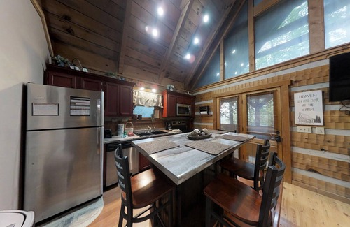 Townsend Cabin | Blessed Nest: Free Attraction Ticket, Hot Tub, Pool Access, & Mountain Views