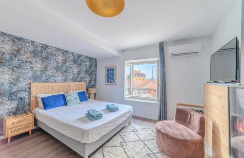 Roanne Apartment | Bleuet Roanne centre-ville -Parking & Clim