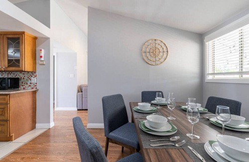 Covina House | Blissful Hideaway BBQ Pet-friendly: 3BR/2BA Coastal Gem with Full Kitchen& Parking