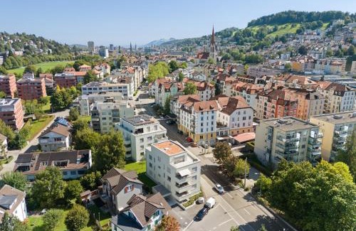 St. Gallen Apartment | BLIV Design-Apartment mit Parkplatz, nahe Zentrum