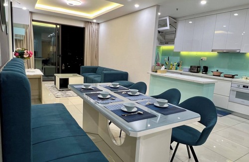 District 10 Apartment | Blue 3BR HaDo Centrosa with city view and 2 bacony !