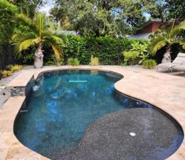 Stuart House | Blue Heaven in the Heart of Stuart Heat salt pool