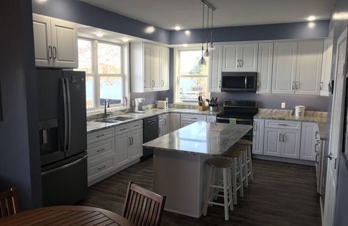 Littleton House | Blue Heron Lodge Lake Gaston, Sleeps 20, Private Dock & Sundeck, Family-Friendly