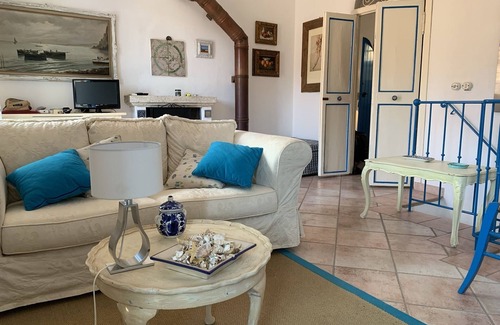 Porto Ercole Apartment | BLUE HOUSE. Characteristic romantic bilevel period property in the center of Porto Ercole