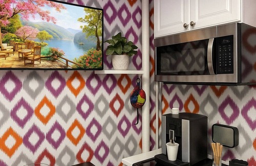 Upper Manhattan Apartment | Blue style Room