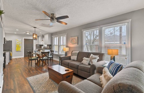 Galveston House | Blue Turtle Inn light bright updated bungalow
