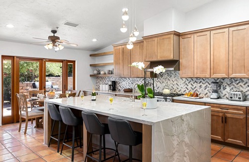 Palm Springs House | Blue Waters at Andreas Hills - Quiet & Serene Retreat with 75ft Pool