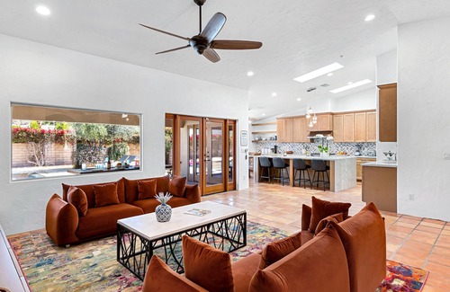 Palm Springs House | Blue Waters at Andreas Hills - Quiet & Serene Retreat with 75ft Pool