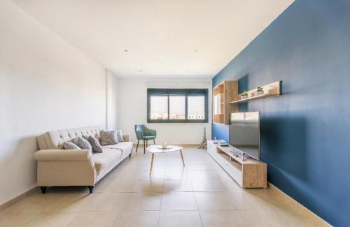Vecindario Apartment | Blue & White House