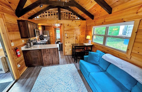 Twin Mountain Cabin | BMV8 Awesome "Tiny Home" A/C, Mountain Views, Minutes to Skiing, Hiking, Attractions, Dog Friendly!