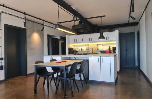 Bodrum City Center Apartment | Bodrum Castle-Kos Island panaromic view and Unic Design Brutalist-Minimalist