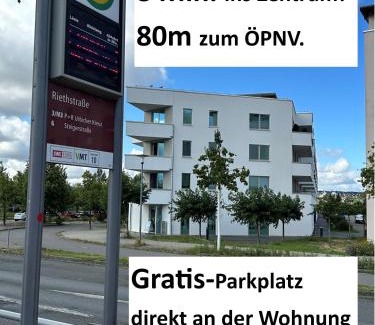 Andreasvorstadt Apartment | BohnApartments - Nordkap-SUITEN - gratis Parkplatz - moderner Neubau - Erdgeschoss - Fußbodenheizung