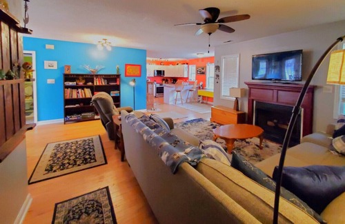 Carteret County House | Boho Burrow - Pet Friendly Mainland Coastal Retreat