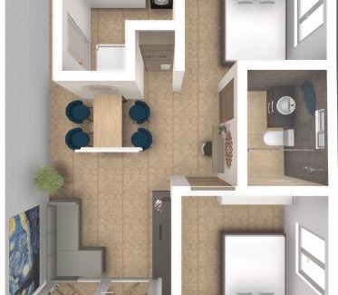 Canapote Apartment | Boho style house