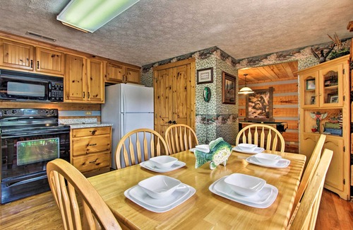 Gatlinburg - Pigeon Forge Cabin | Book For Fall Ya'll - MNT Views - WiFi- King Beds - Fishing Themed - Hot Tub