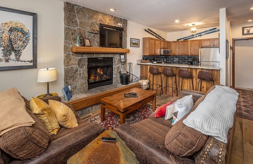 Big Sky Condo | Book Now for the Holidays! First Floor Condo on Shuttle Route with Mountain Views!