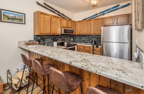 Big Sky Condo | Book Now for the Holidays! First Floor Condo on Shuttle Route with Mountain Views!