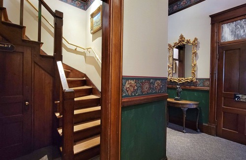 Historic Railroad District House | BookStayHop - Peerless Hotel~ Guest Room 5 ~Downtown Ashland