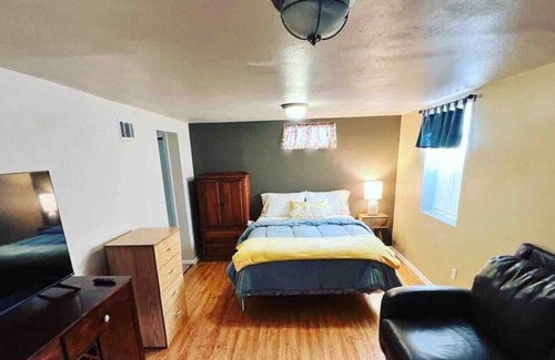 Central - Terry Apartment | Bo’s Spacious Studio Basement with HOT TUB
