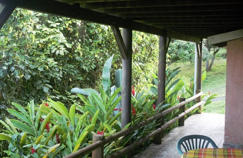 Sainte-Rose Apartment | Bottom of villa in a pleasant setting with breathtaking views