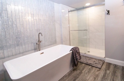 Seneca Apartment | Boutique hotel in historic downtown Seneca. Room #5, two King beds.