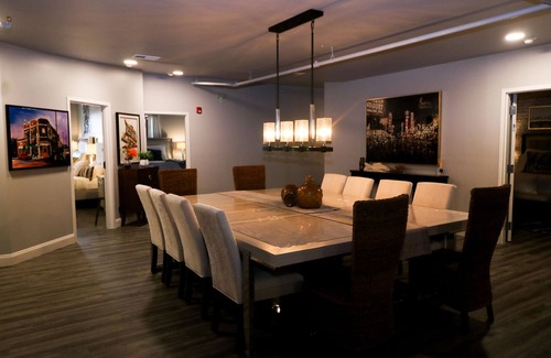 Seneca Apartment | Boutique hotel in historic downtown Seneca. Room #5, two King beds.