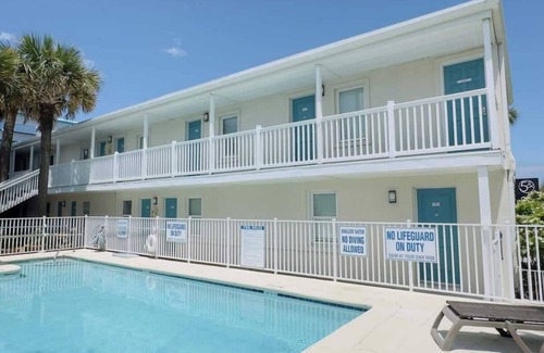 Downtown Myrtle Beach Apartment | Boutique on the beach, Studio #103 + Pool