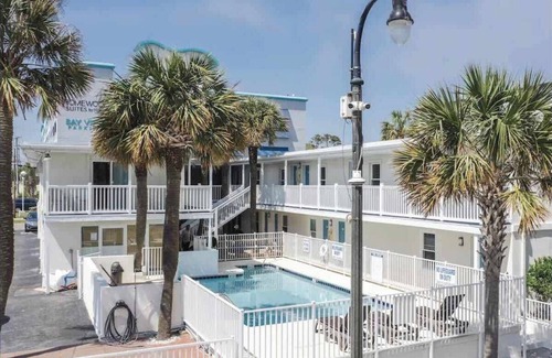 Downtown Myrtle Beach Apartment | Boutique on the beach, Studio #105 + Pool