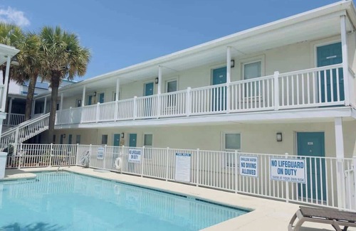Downtown Myrtle Beach Apartment | Boutique on the beach, Studio #106 + Pool