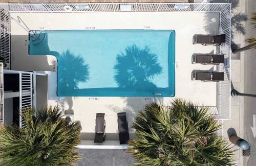 Downtown Myrtle Beach Apartment | Boutique on the beach, Studio #109 + Pool