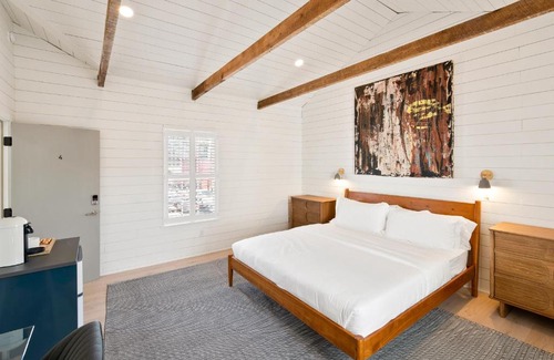 North Downtown Hotel | Boutique Room steps from Downtown Mall Rose Jean - Room 4