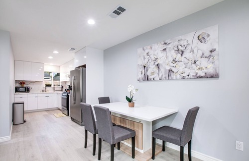 Mayflower Village House | Brand New 2BR Home with Backyard Lounge & Free Parking