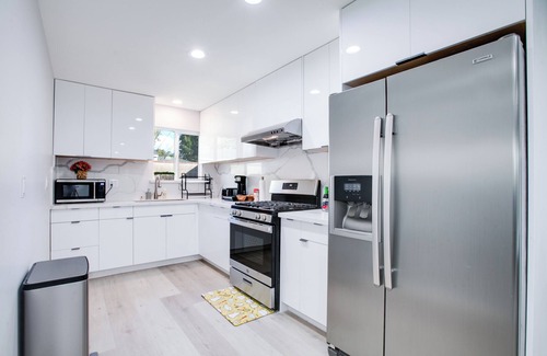 Mayflower Village House | Brand New 2BR Home with Backyard Lounge & Free Parking