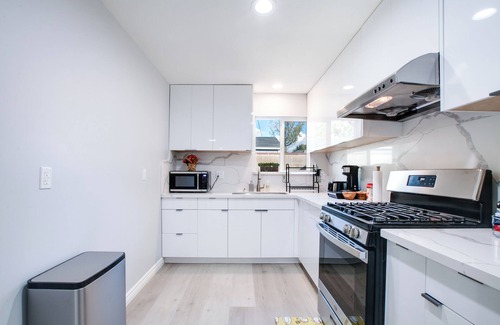 Mayflower Village House | Brand New 2BR Home with Backyard Lounge & Free Parking