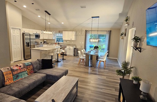 Silver Springs Shores House | Brand new 4 bd house - hot tub, game room, fire pit. 5 min from Walmart & food