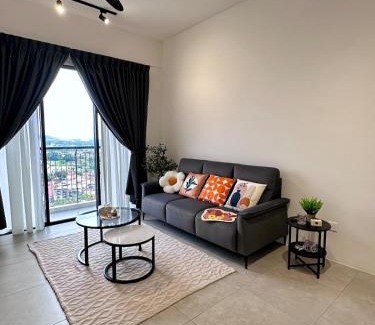 Central Seberang Perai Apartment | Brand New Cozy Apartment 4BR9Pax
