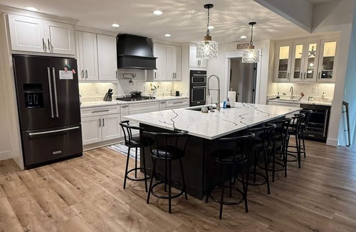 Southern Shores House | Brand new! Family friendly, walk to beach, private pool, hot tub, and elevator