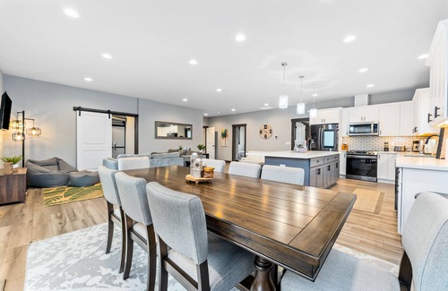 Manson House | Brand-new home with amazing lake views, private hot tub, & game room