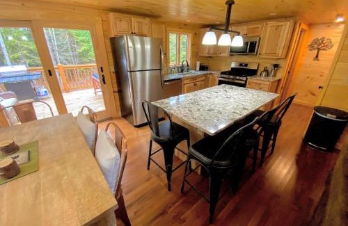 Bethlehem House | Brand New Log Home Well appointed great location with AC wifi cable fireplace firepit