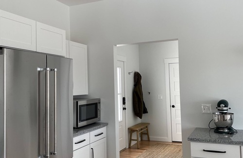 Owls Head House | Brand new modern farmhouse with harbor views