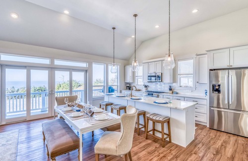 Nelscott House | Brand New Olivia Beach 3-Level Palace, Hot Tub, Game Room, 3 Ensuite Bedrooms